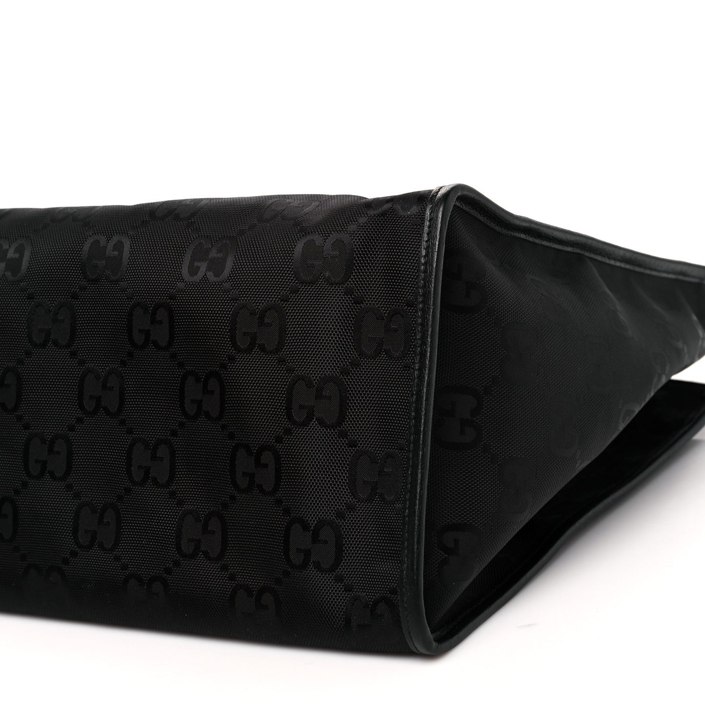 Econyl Nylon Monogram Large Off The Grid Tote Bag Black