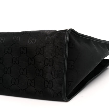 Gucci Econyl Nylon Monogram Large Off The Grid Tote Bag Black 9 of 9