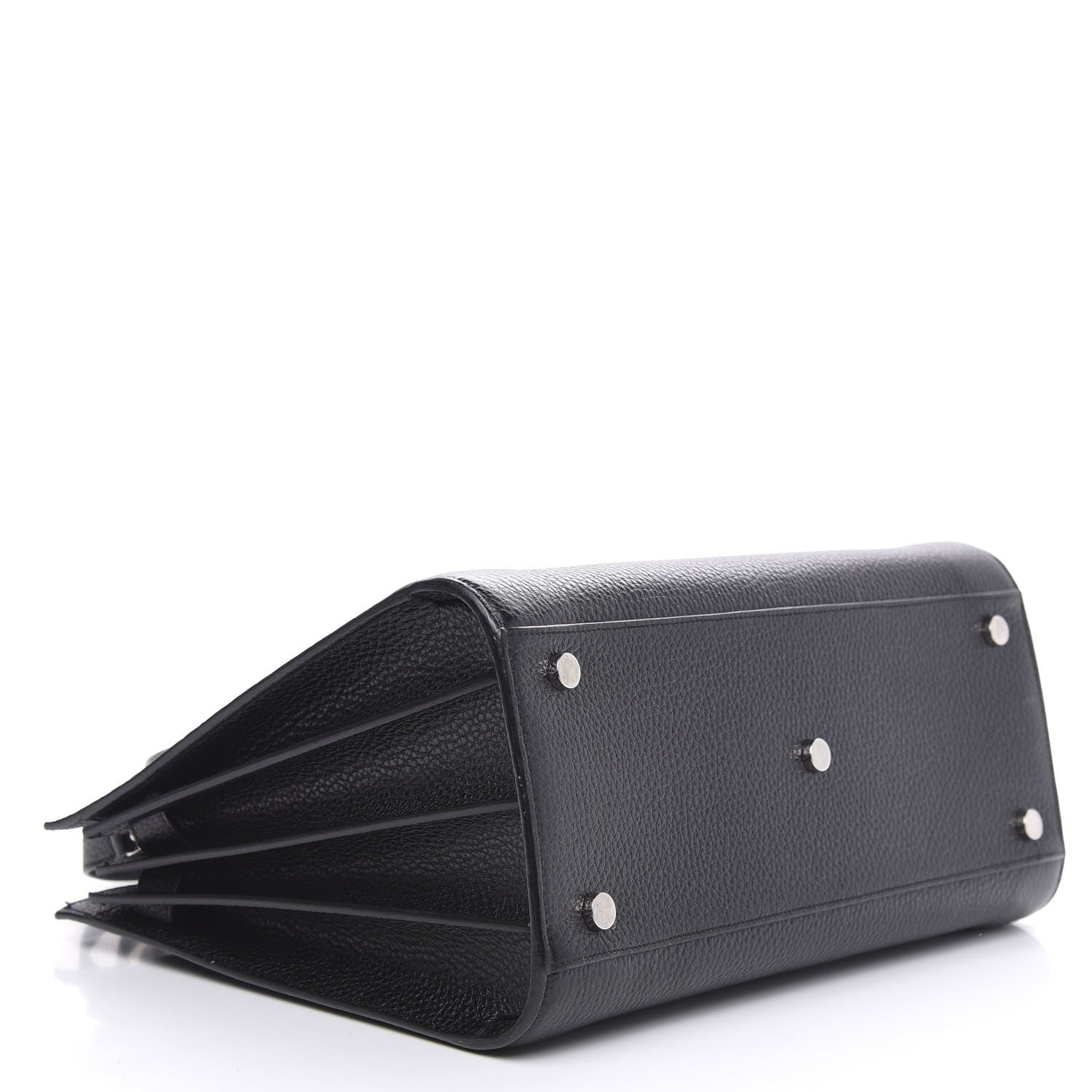 Saint Laurent Grained Calfskin Small Sac De Jour Black 5 of 11