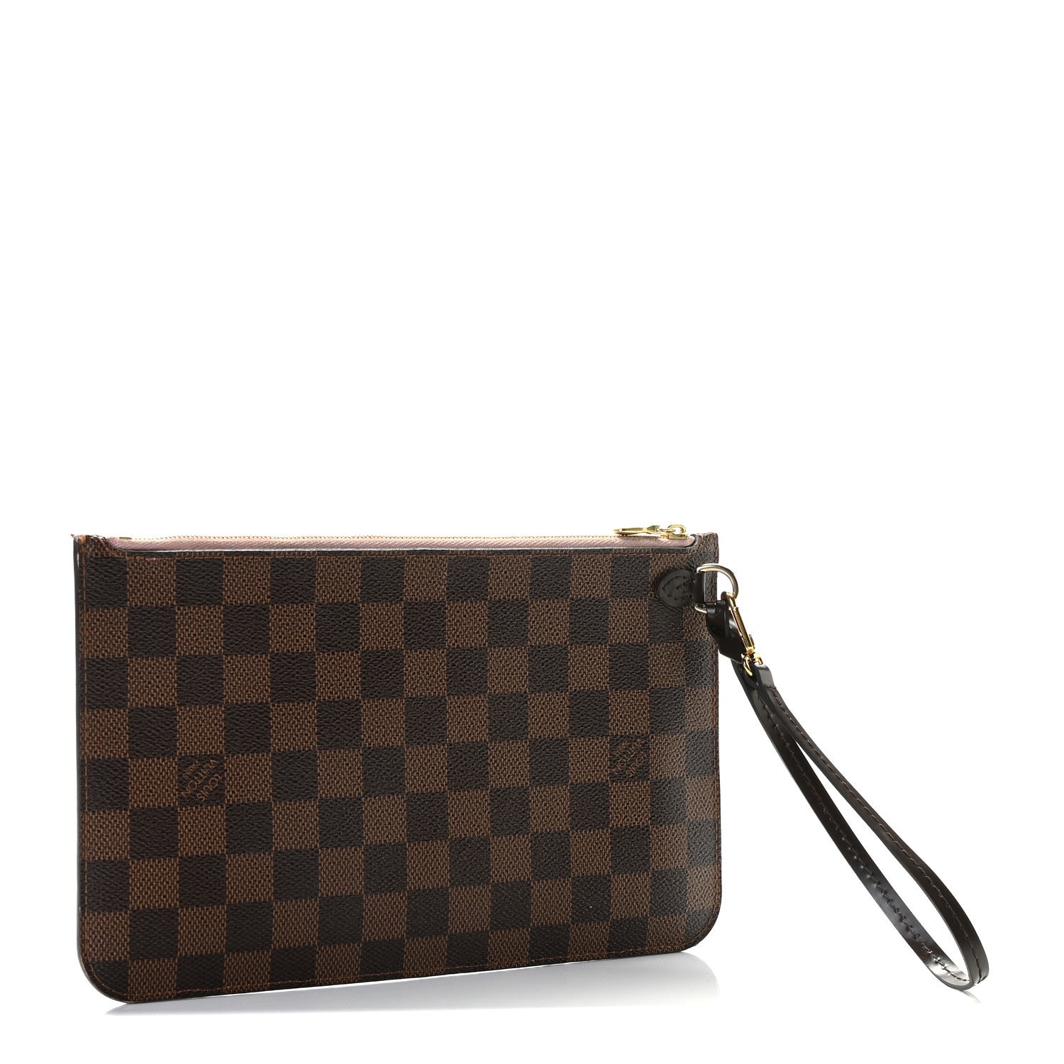 Louis Vuitton Damier Ebene Neverfull MM GM Pochette Rose Ballerine 2 of 6