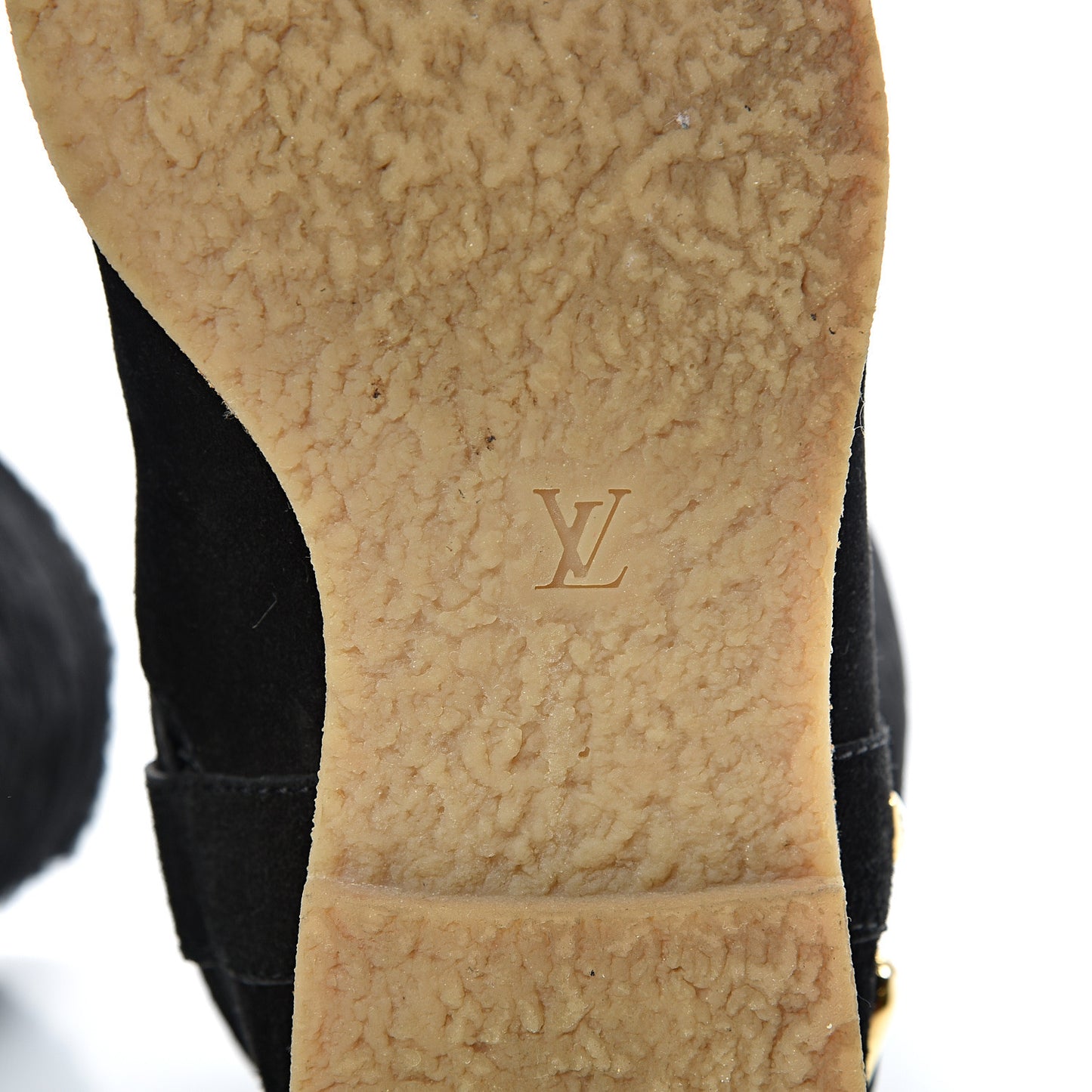Suede Shearling Fauvist Boots 39 Black