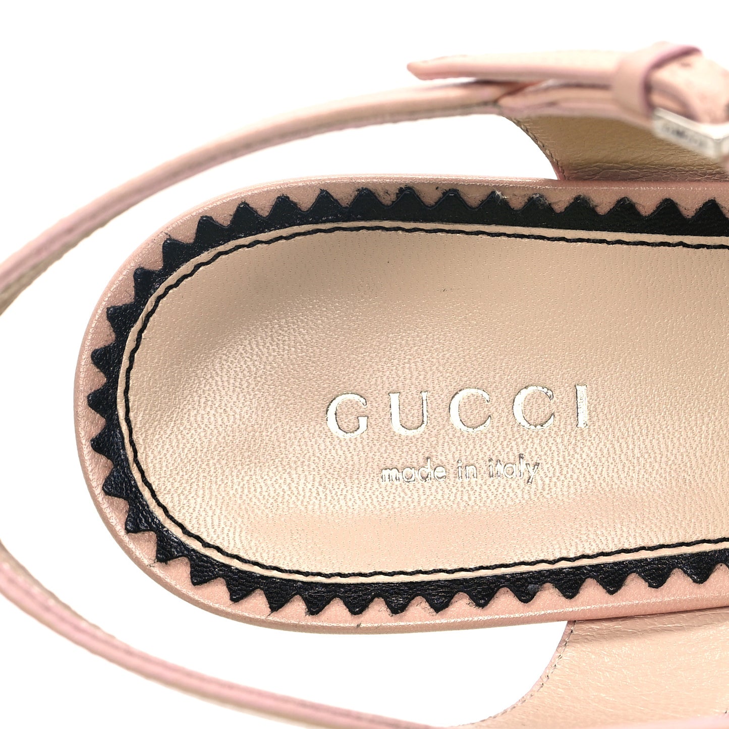 Malaga Kid Interlocking G Studs 155mm Platform Sandals 38.5 Perfect Pink