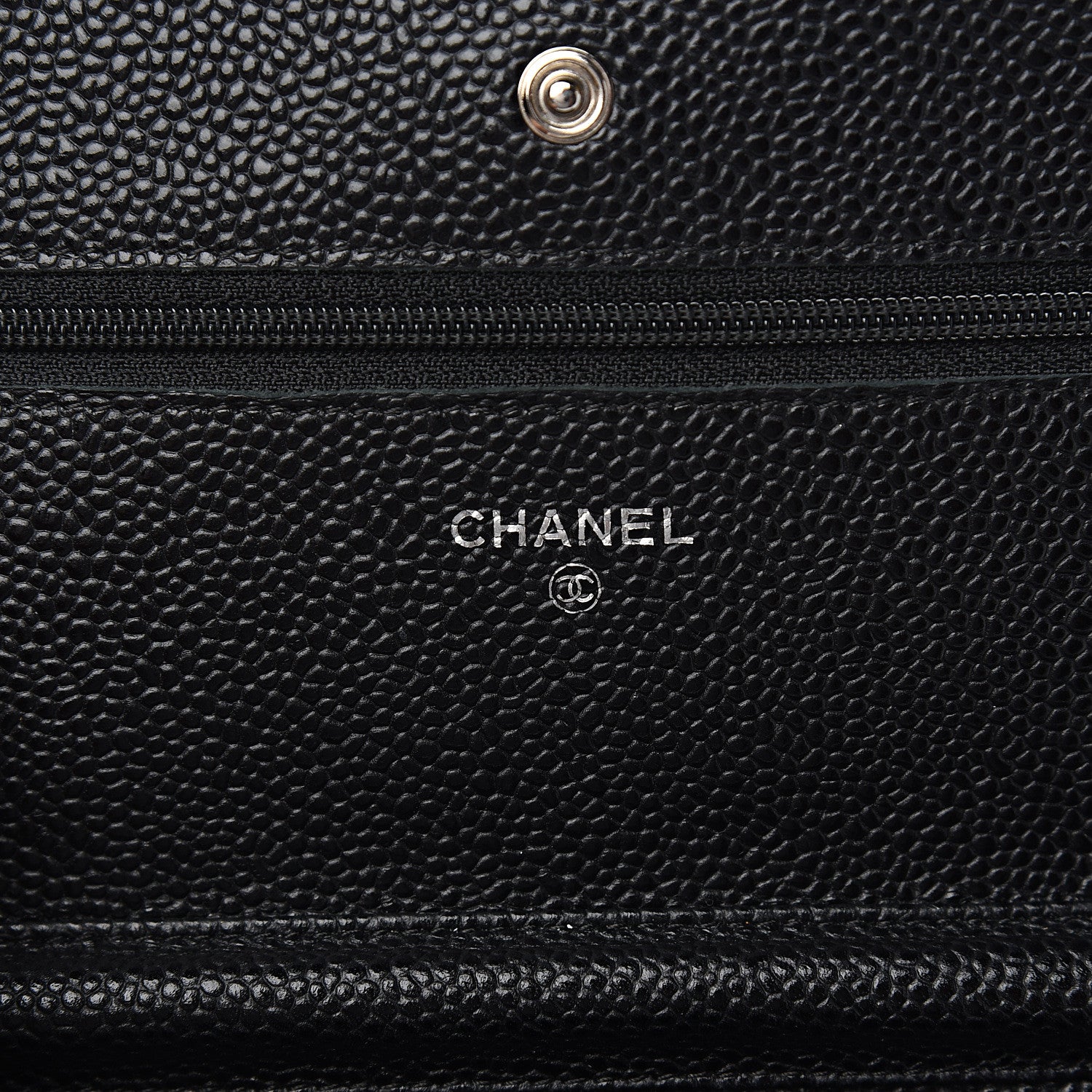 Chanel Caviar Quilted Wallet On Chain WOC Black 5 of 11