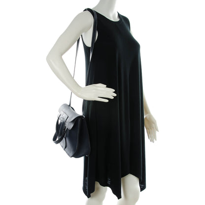 Hermes Taurillon Clemence Halzan 31 GM Bleu Nuit Indigo 2 of 8