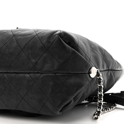 Chanel Grained Calfskin Stitched Braided With Style Backpack Black 10 of 10