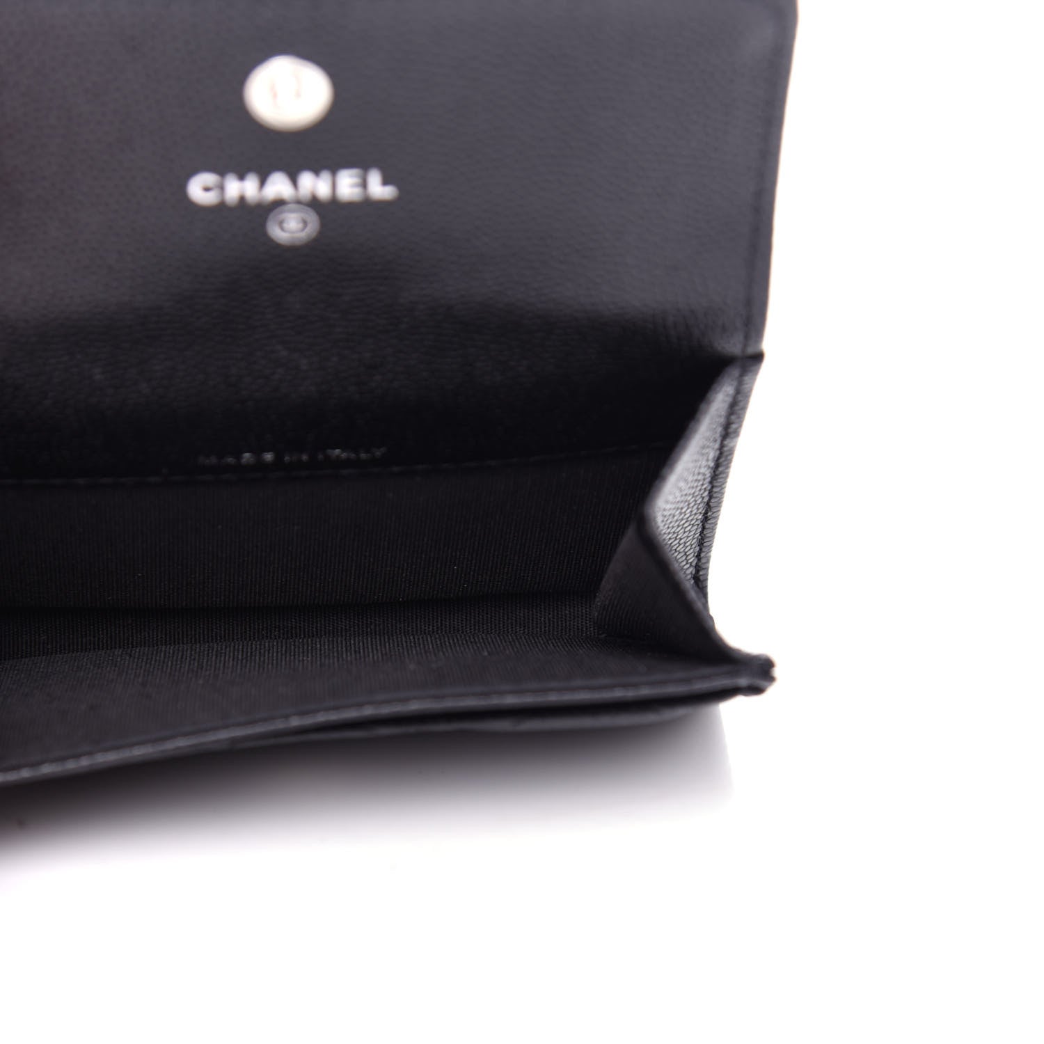 Chanel Caviar Quilted My Everything Flap Card Holder Black 5 of 9