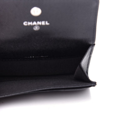 Chanel Caviar Quilted My Everything Flap Card Holder Black 5 of 9