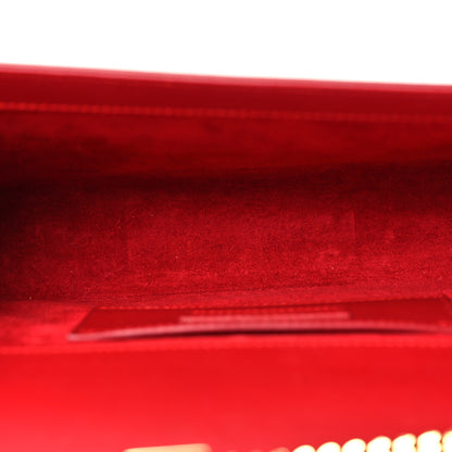 Saint Laurent Smooth Calfskin Medium Classic Monogram Kate Tassel Satchel Lipstick Red 5 of 10