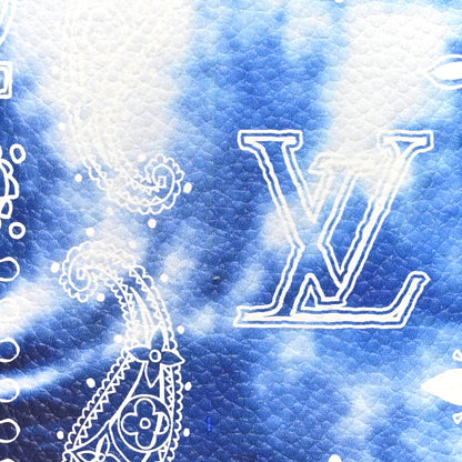 Louis Vuitton Cowhide Monogram Bandana Pocket Organizer Blue 7 of 7
