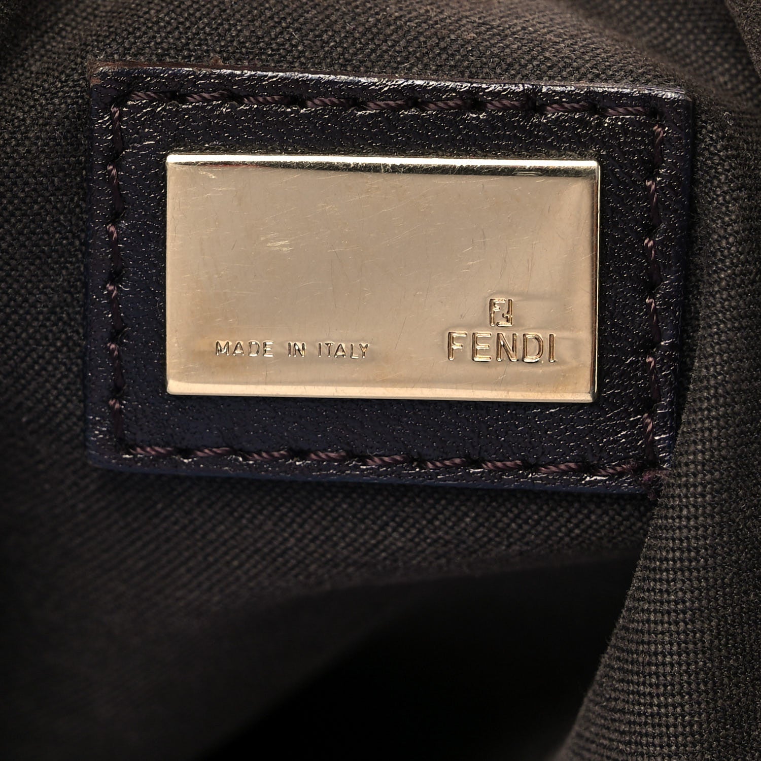 Fendi Zucchino Shoulder Bag Tobacco 5 of 9