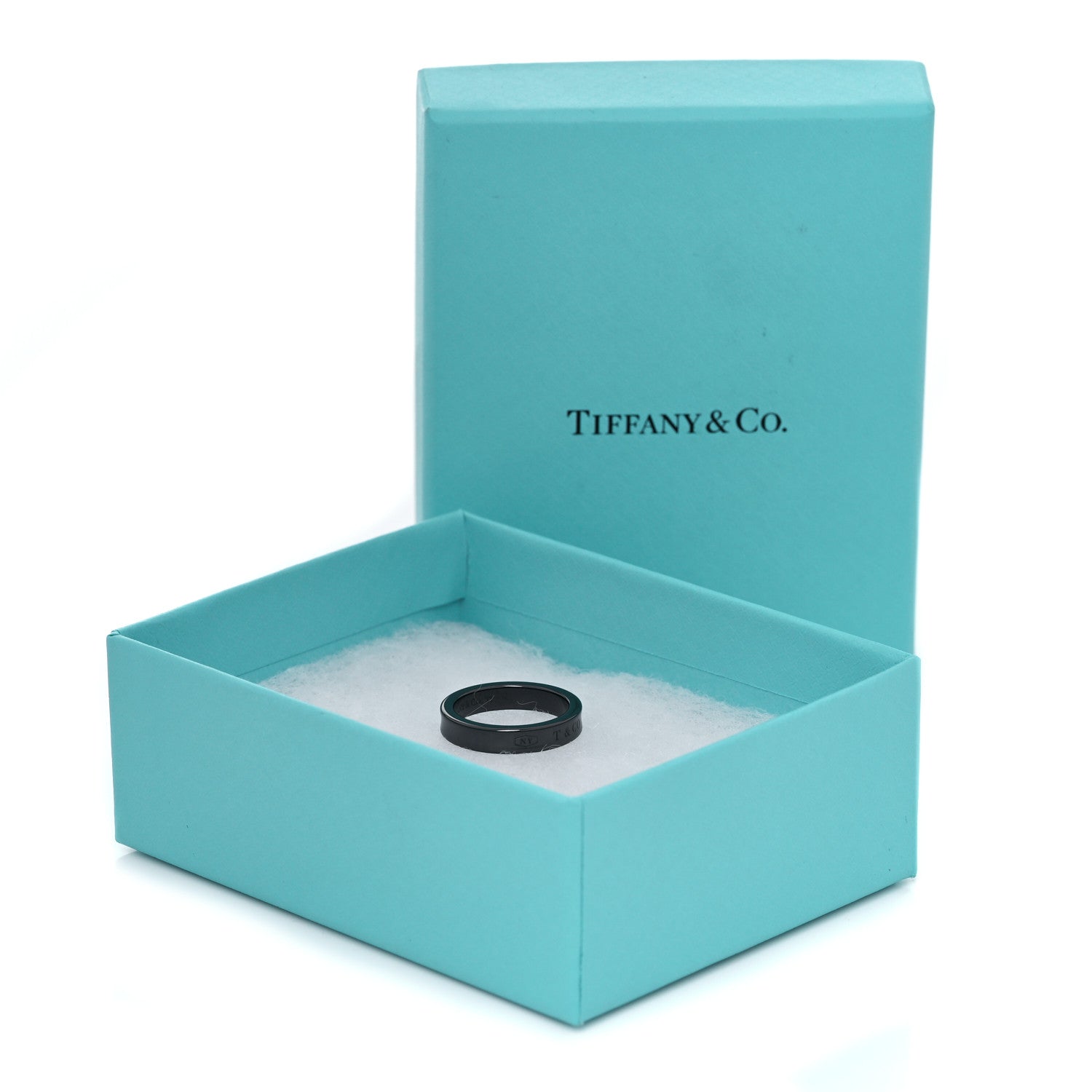 Tiffany Titanium 4mm Narrow 1837 Ring 51 5.75 5 of 5