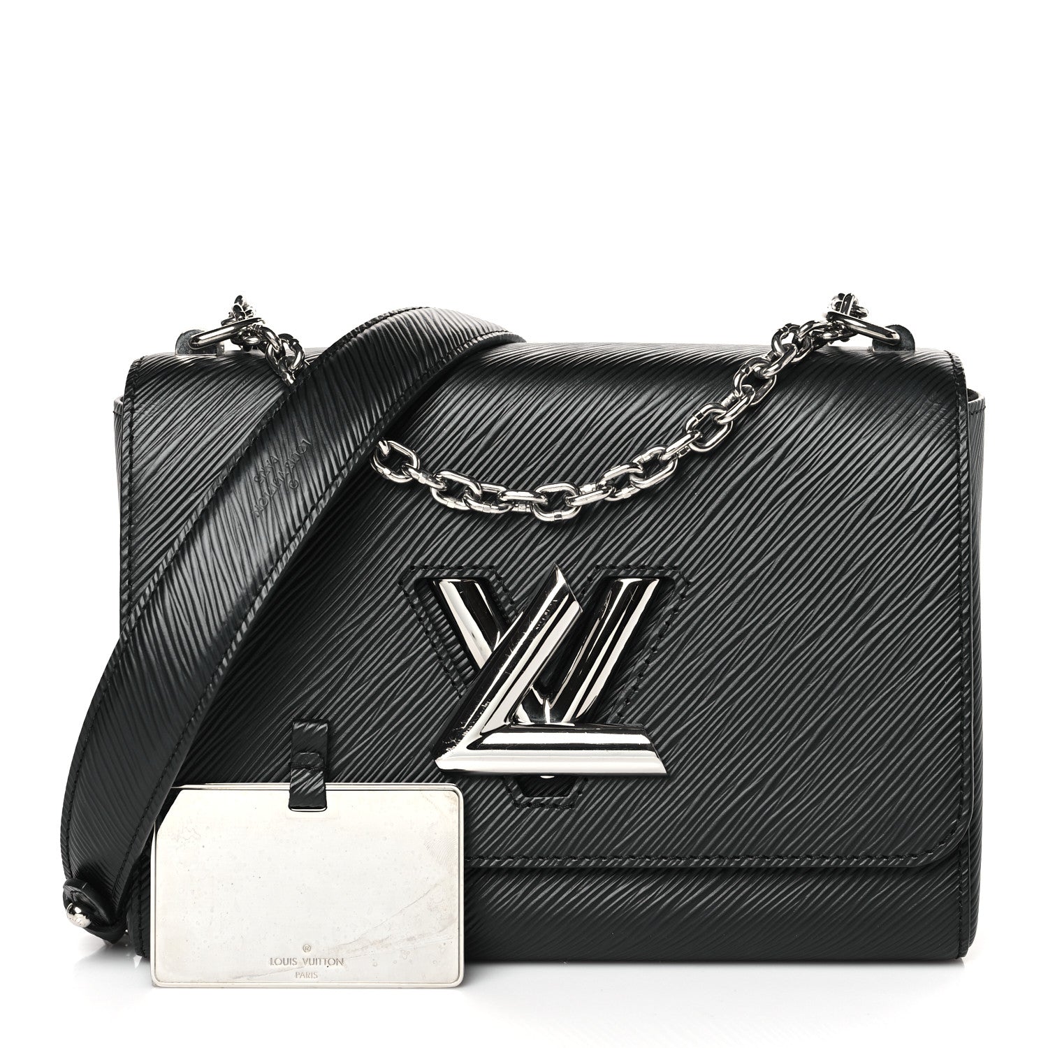 Louis Vuitton Epi Twist Shoulder Bag MM Black 1 of 7