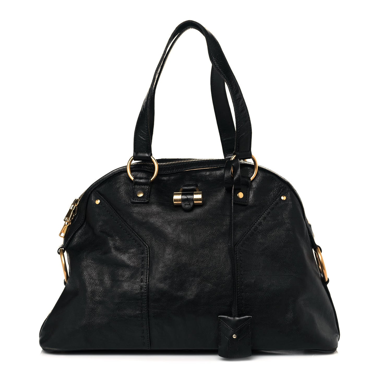 Calfskin Large Muse Black