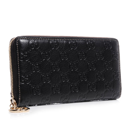 Gucci Guccissima GG Pierce Zip Around Wallet Dark Brown 3 of 7