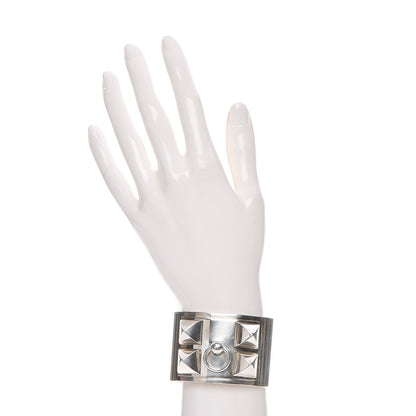Hermes Sterling Silver Collier De Chien Bracelet LG 2 of 7