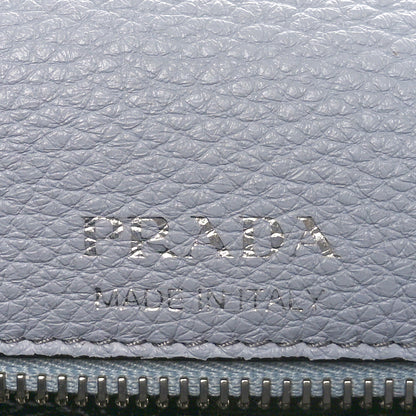Prada Vitello Daino Soft Flap Crossbody Fiordaliso 6 of 10
