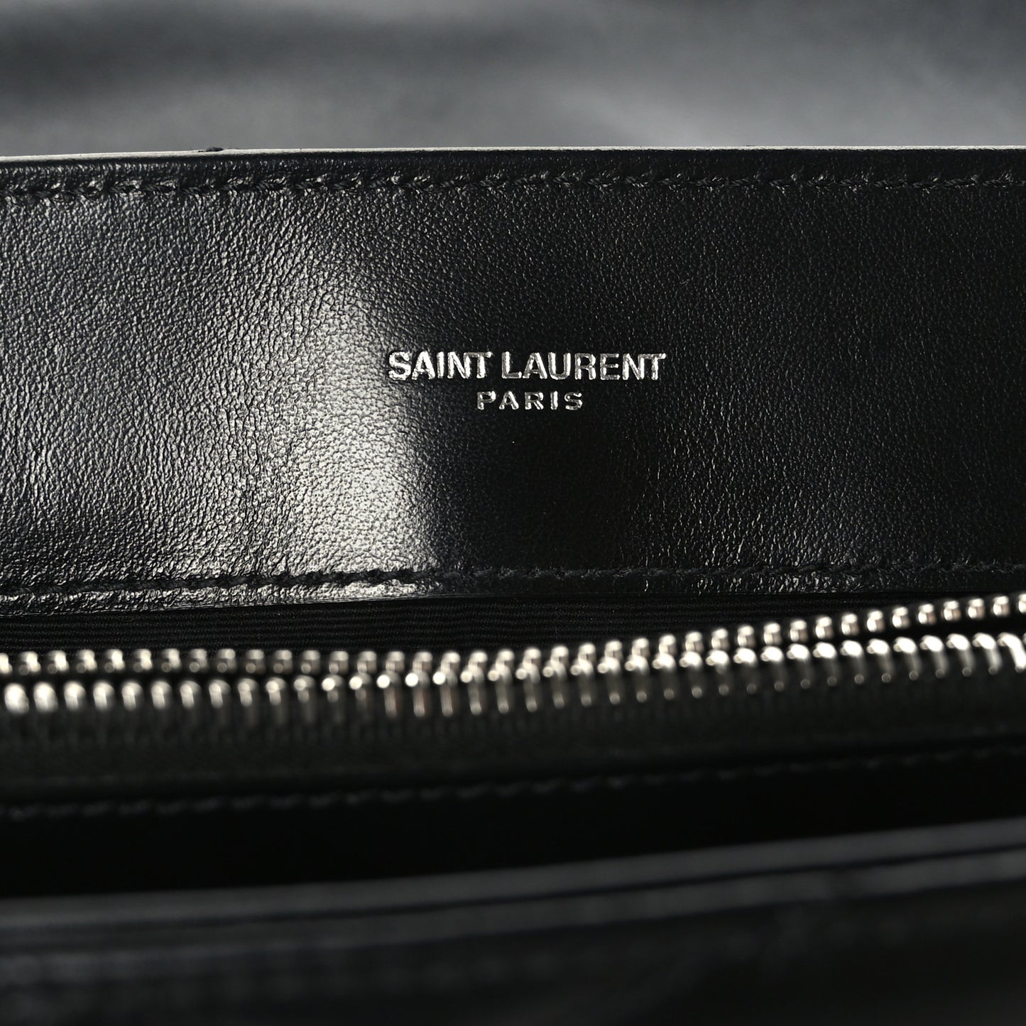 Calfskin Y Quilted Monogram Medium Loulou Chain Satchel Black