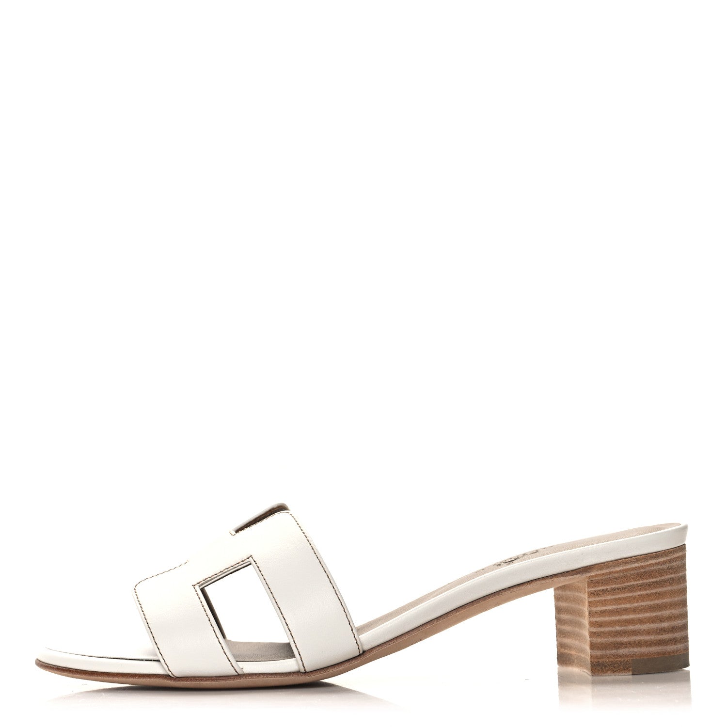 Hermes Calfskin Oasis Sandals 36 White 1 of 9