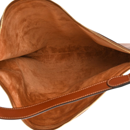 Celine Supple Calfskin Medium Strap Leandre Shoulder Bag Brown 5 of 9