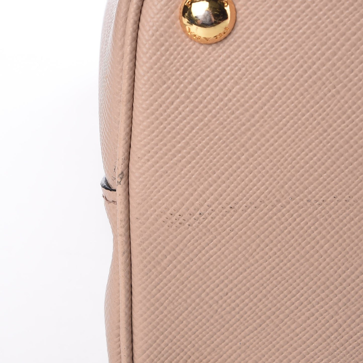 Saffiano Cuir Medium Double Bag Cammeo Black