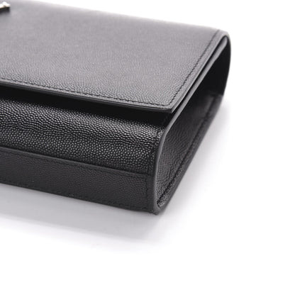 Saint Laurent Grain De Poudre Monogram Cassandre Clutch Black 8 of 8