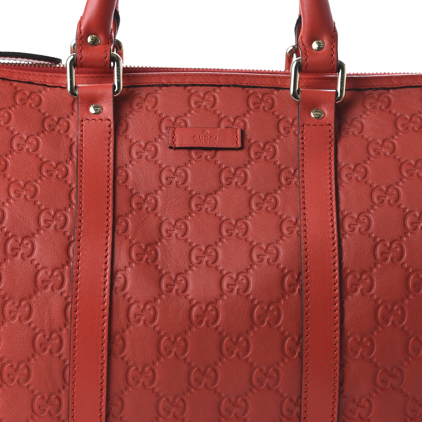 Guccissima Vitello Tender Medium Joy Boston Sporting Red