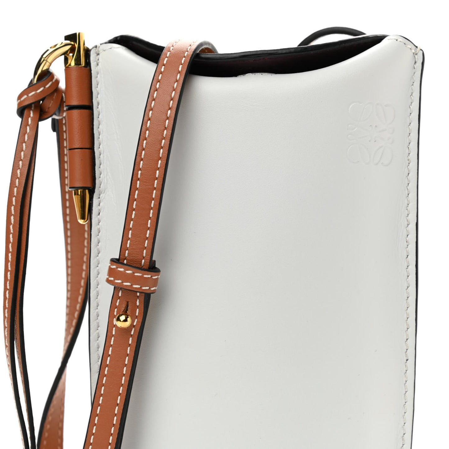 Smooth Calfskin Mini Gate Pocket Kaolin Sage