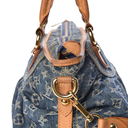 Louis Vuitton Denim Neo Cabby MM Blue 13 of 17