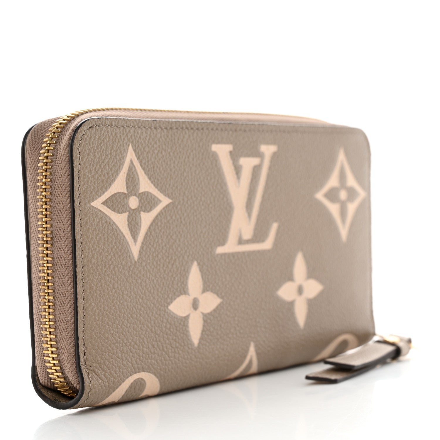 Louis Vuitton Empreinte Monogram Giant Zippy Wallet Tourterelle Creme 3 of 10