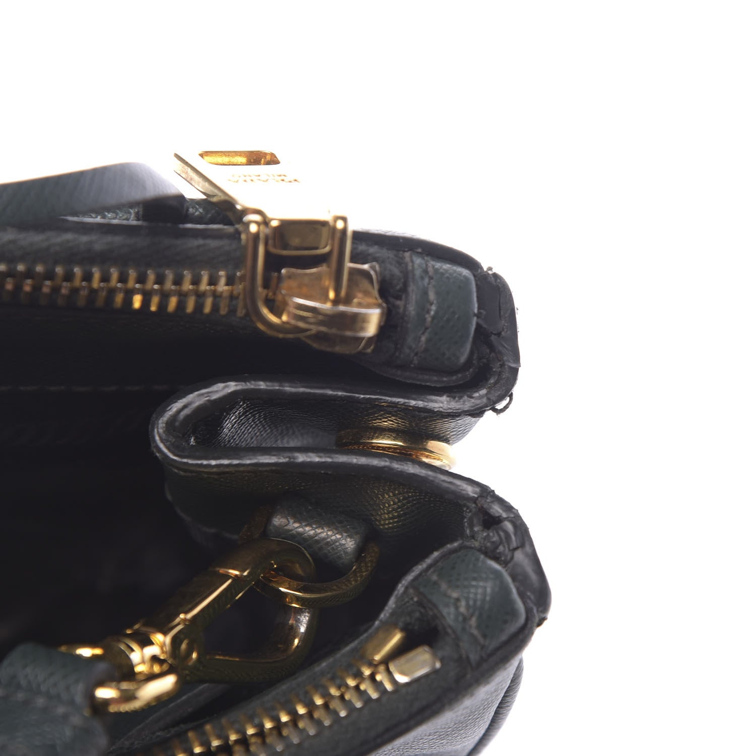 Prada Saffiano Medium Galleria Double Zip Tote Smeraldo 10 of 16