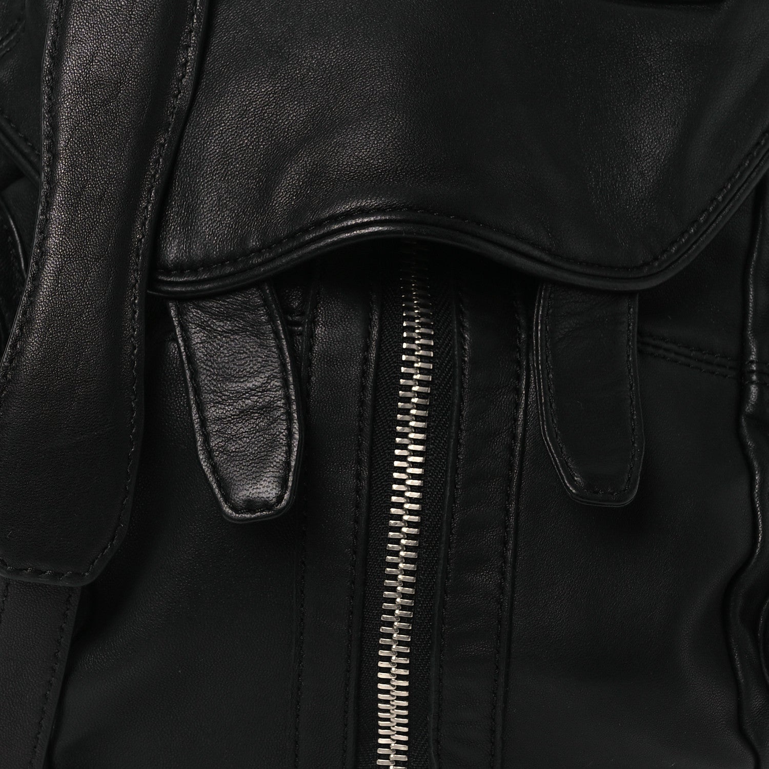 Alexander Wang Lambskin Marti Backpack Bag Washed Black Rhodium Hardware  1761568 – FASHIONPHILE