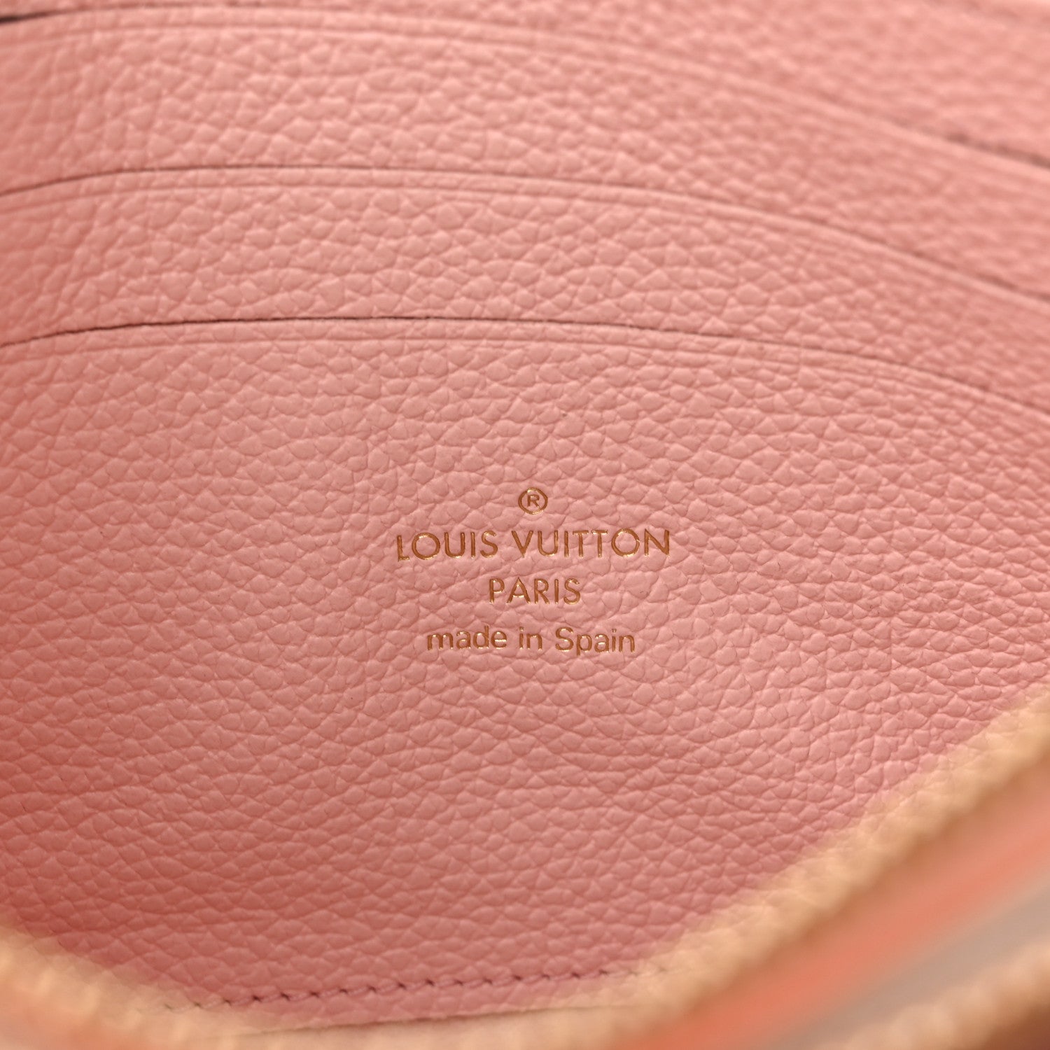 Louis Vuitton Empreinte Monogram Double Zip Pochette Rose 7 of 10