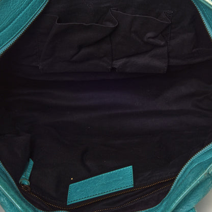Balenciaga Agneau Classic Hardware Part Time Bleu Tropical 4 of 7