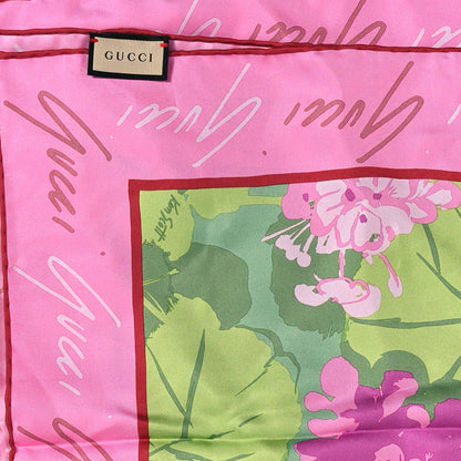 Gucci X KEN SCOTT Silk Floral Square Scarf 2 of 3
