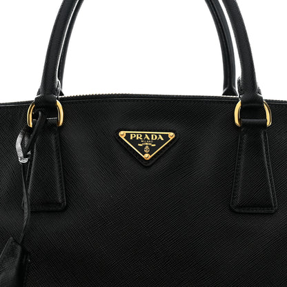 Prada Saffiano Lux Extra Large Galleria Double Zip Tote Black 8 of 12