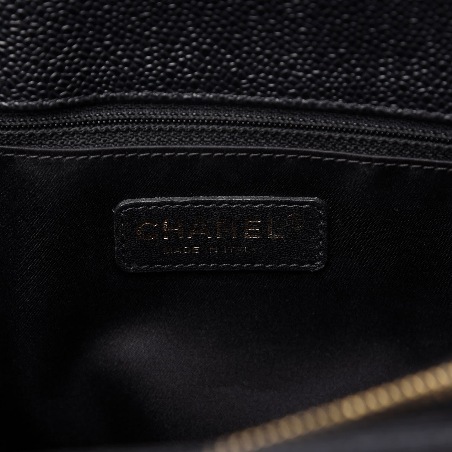 Chanel Caviar Quilted Grand Shopping Tote GST Black 8 of 11