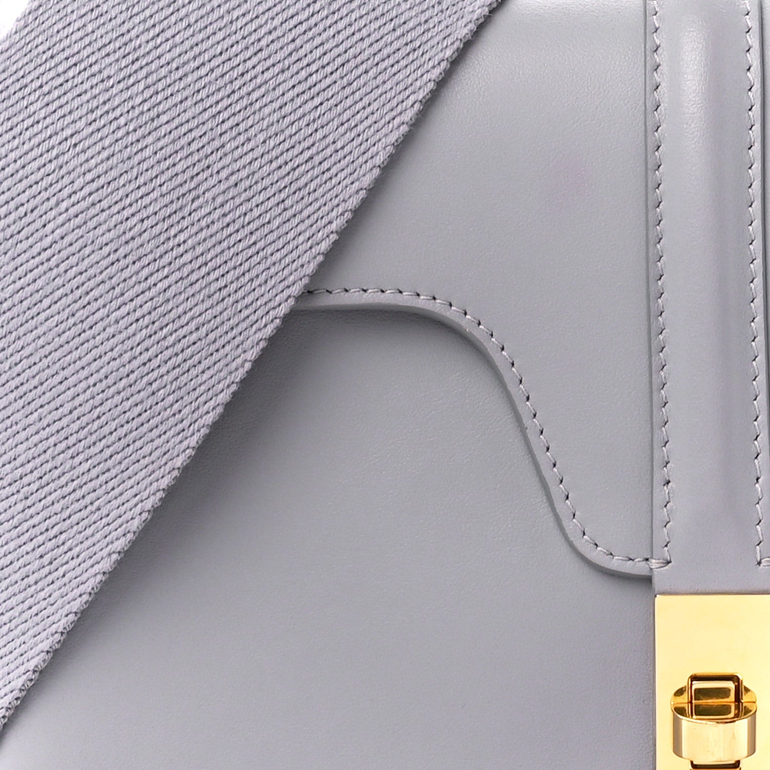 Celine Smooth Calfskin Teen Soft 16 Shoulder Bag Light Grey 11 of 15