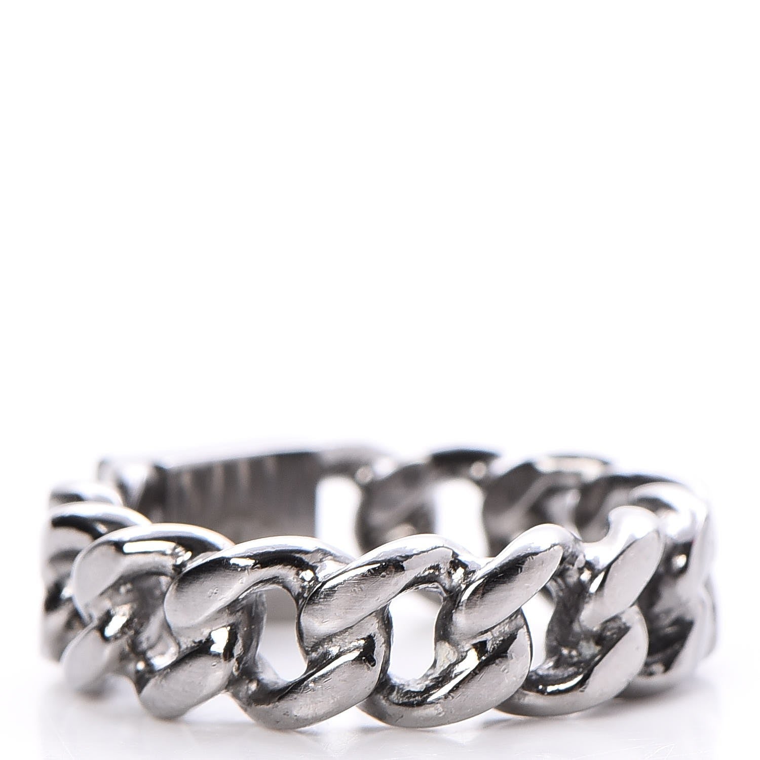 Chanel Ruthenium Chain CC Ring 6 3 of 5