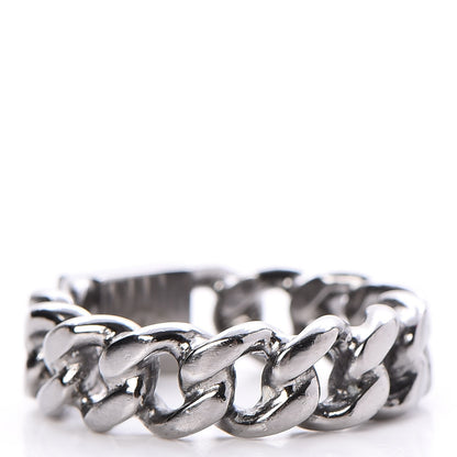 Chanel Ruthenium Chain CC Ring 6 3 of 5