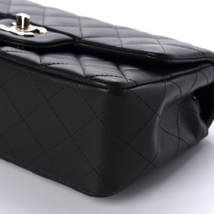 Chanel Lambskin Quilted Mini Rectangular Flap Black 7 of 11