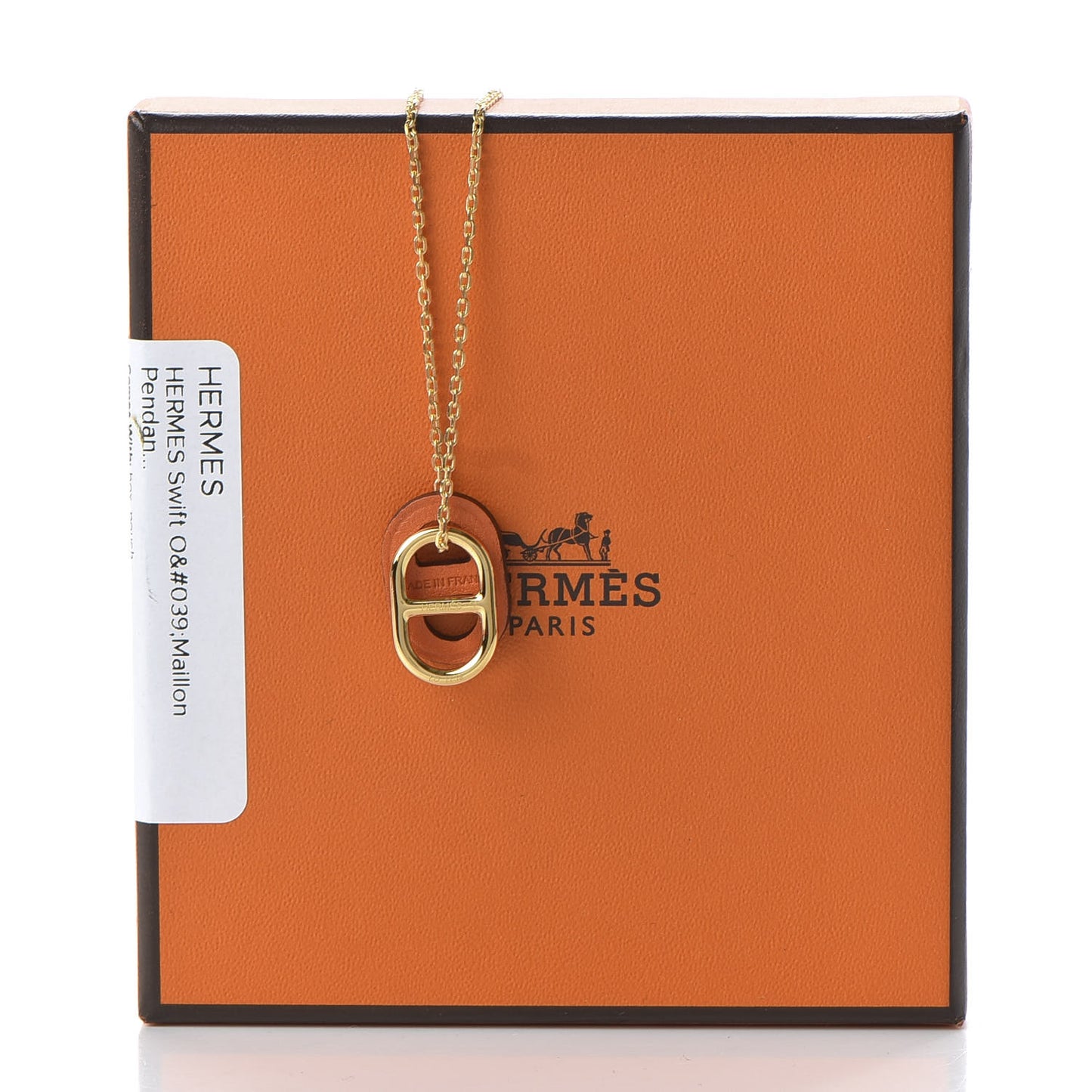 Swift O'Maillon Pendant Necklace Orange