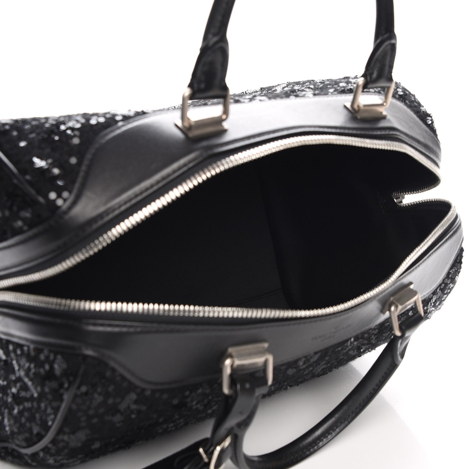 Louis Vuitton Sequin Monogram Sunshine Express Speedy Black 5 of 8