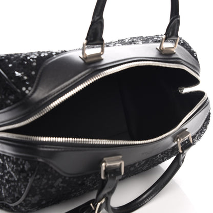 Louis Vuitton Sequin Monogram Sunshine Express Speedy Black 5 of 8