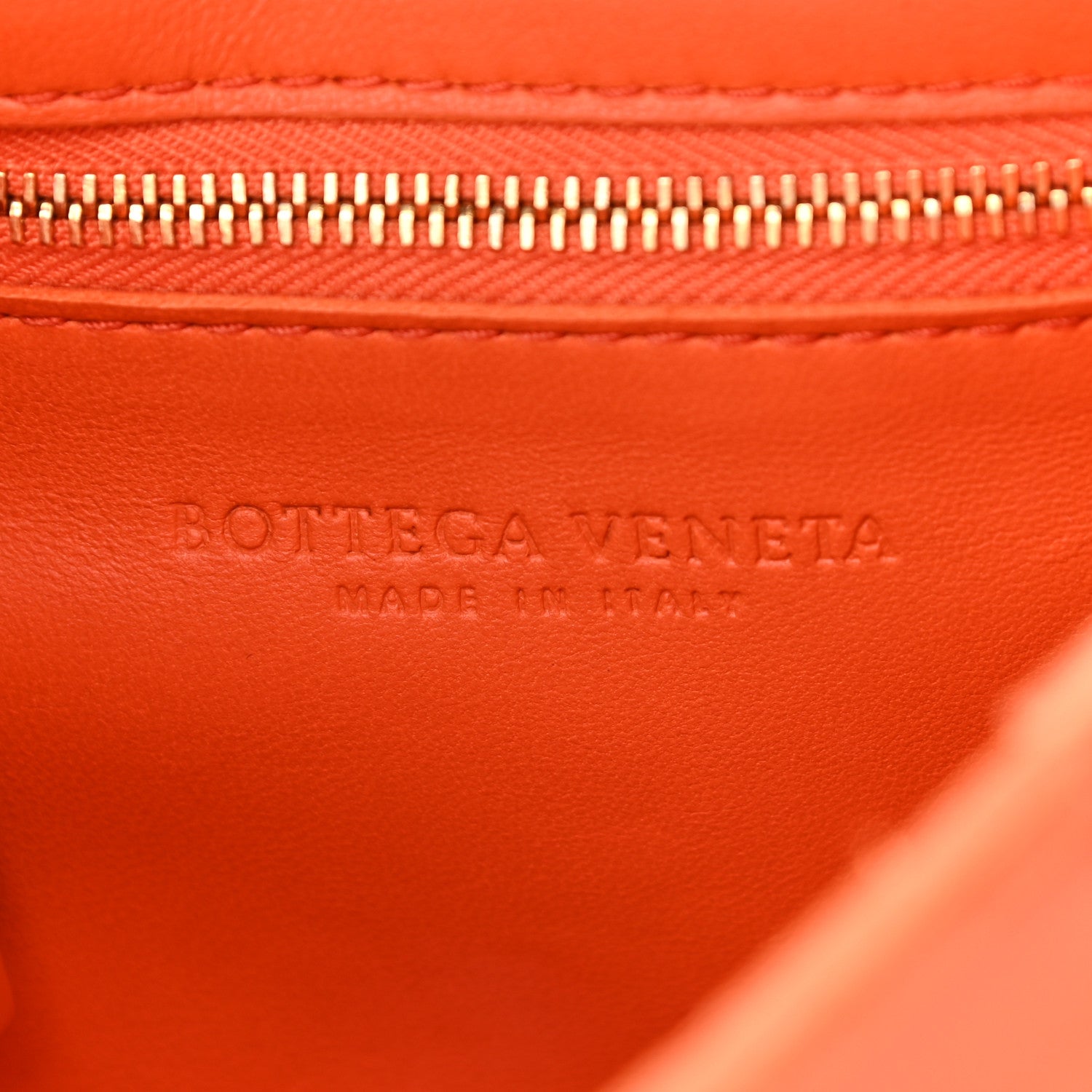 Bottega Veneta Lambskin Maxi Intrecciato Cassette Crossbody Bag Orange 6 of 12