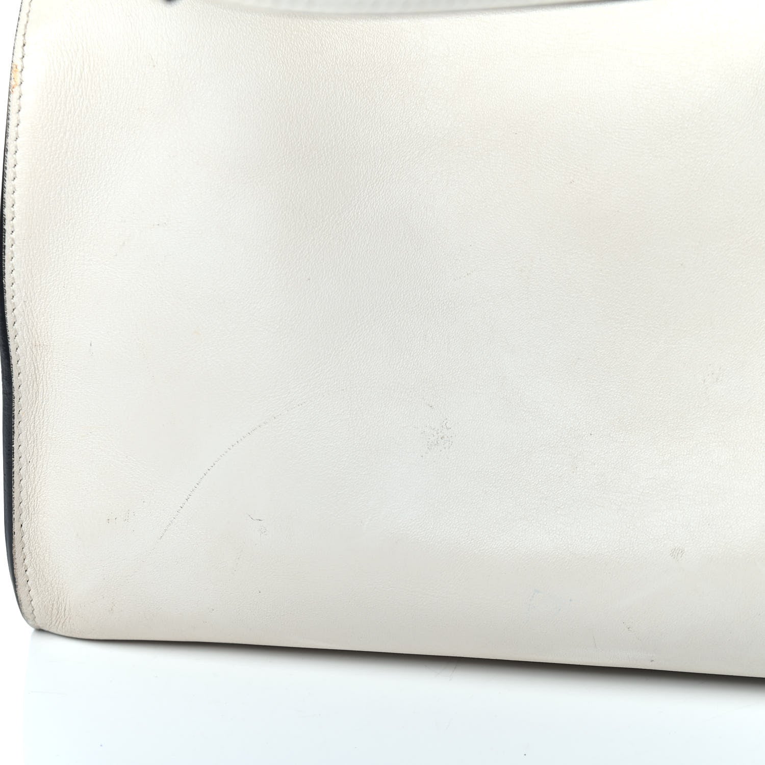 Saint Laurent Smooth Calfskin Small Cabas Monogram White 9 of 15
