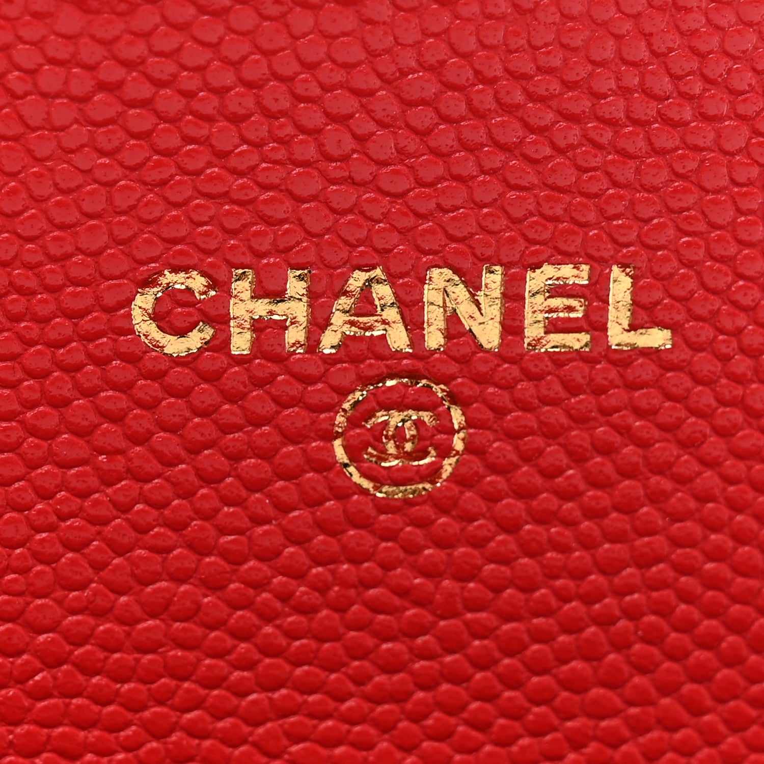 Chanel Caviar Quilted Flap Card Holder Wallet Red 7 of 9