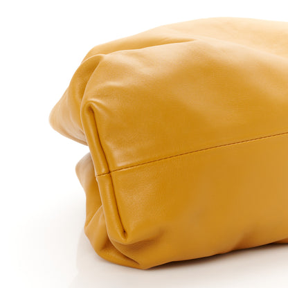 Bottega Veneta Smooth Butter Calf The Pouch Oversized Clutch Ocra 10 of 11