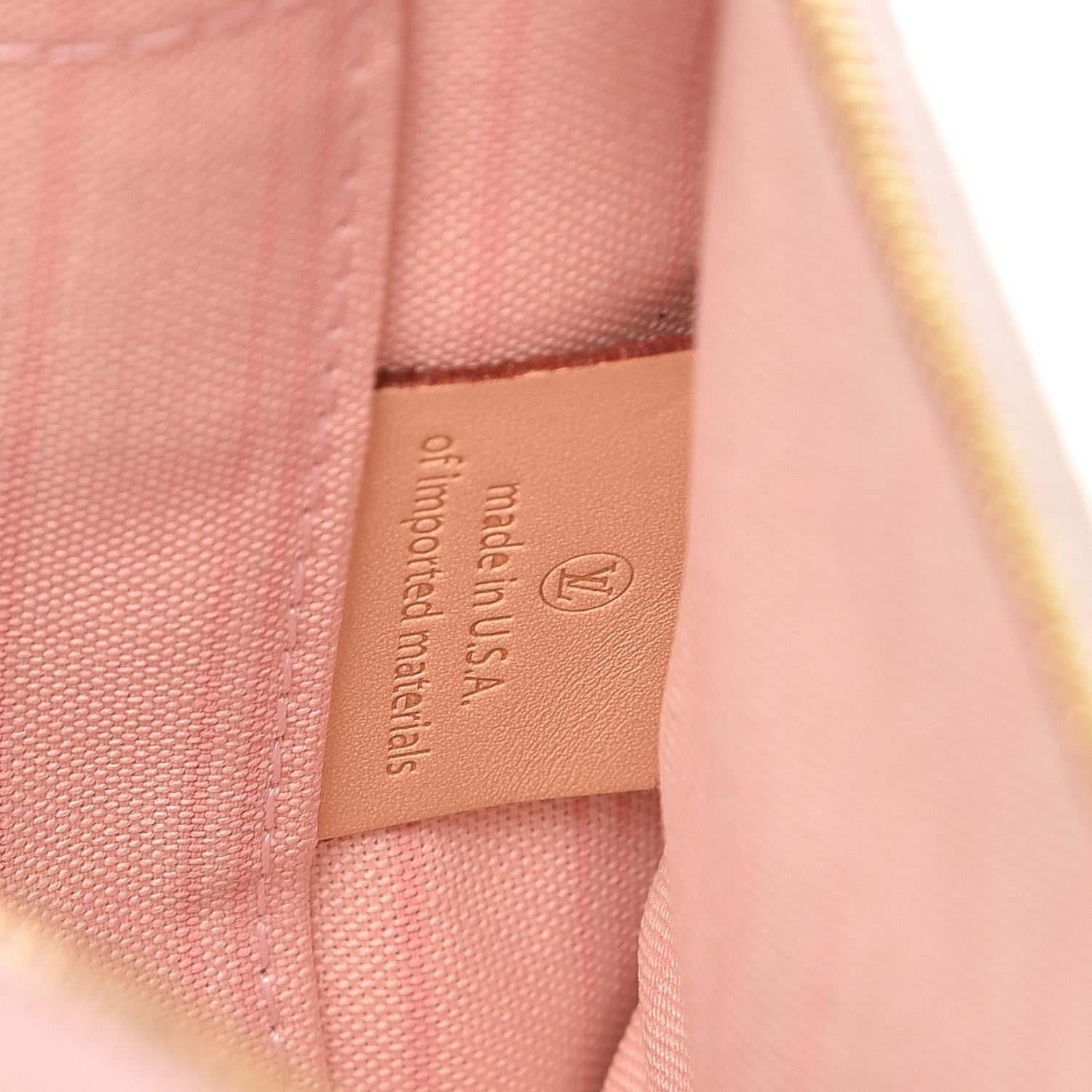 Louis Vuitton Damier Azur Neverfull MM GM Pochette Rose Ballerine 7 of 11