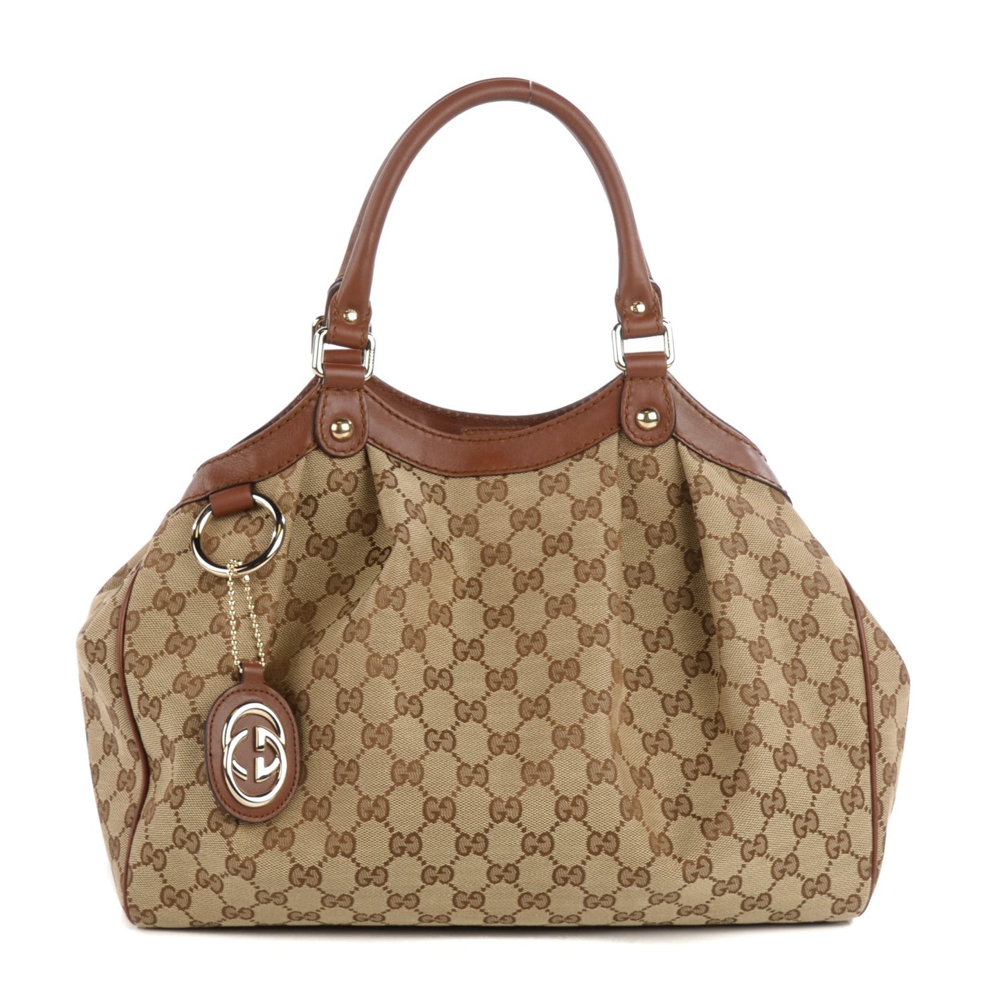 Monogram Medium Sukey Tote Brown