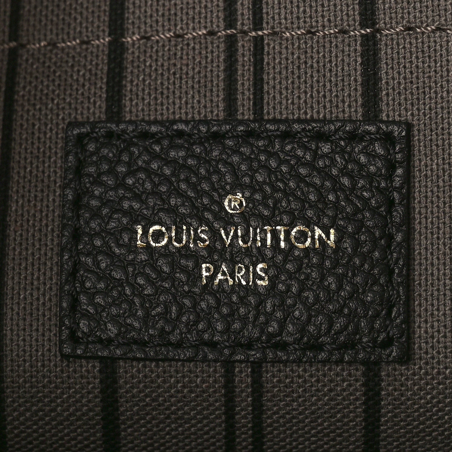Louis Vuitton Empreinte Montaigne MM Black 6 of 9